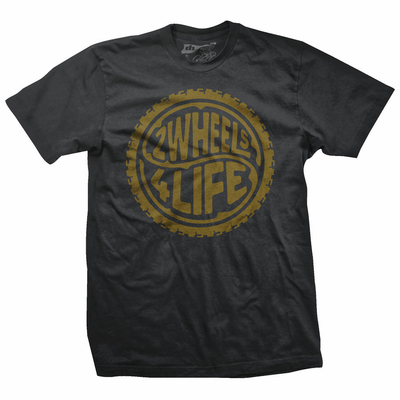 DHDwear 2 Wheels 4 Life Tee