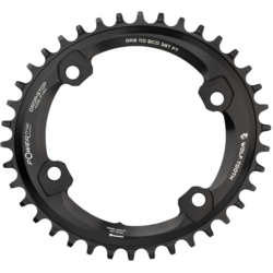 Wolf Tooth Oval 110 BCD Asymmetric 4-Bolt Chainrings for Shimano GRX Cranks